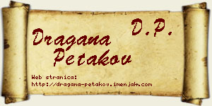 Dragana Petakov vizit kartica